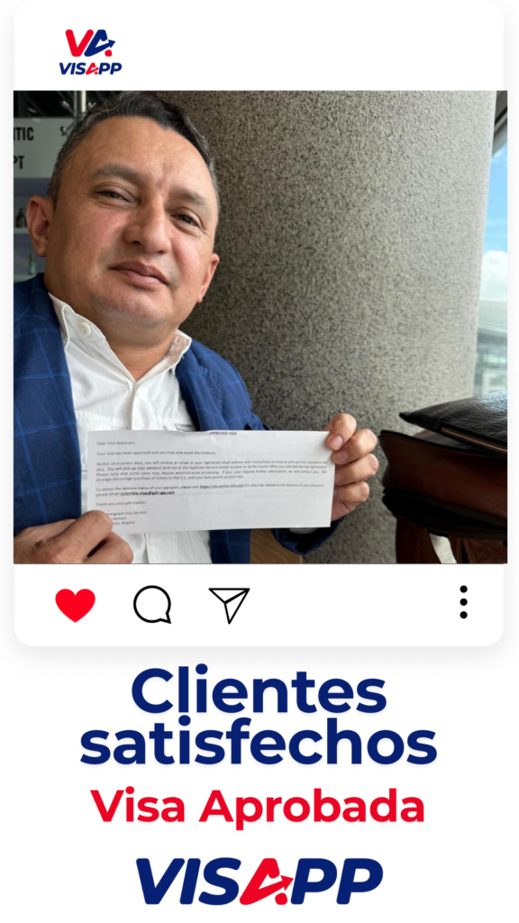 Tramite visa USA colombiano Visapp