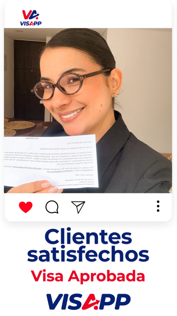 Testimonio visa aprobada USA Colombia Visapp