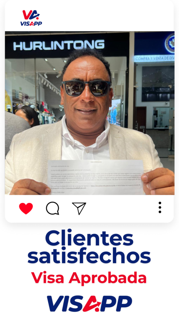 Cliente visa USA Visapp Colombia